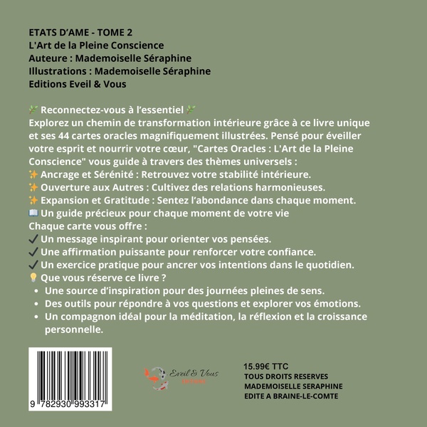 Quatrième de couverture de « ETATS D'AME - TOME 2 »