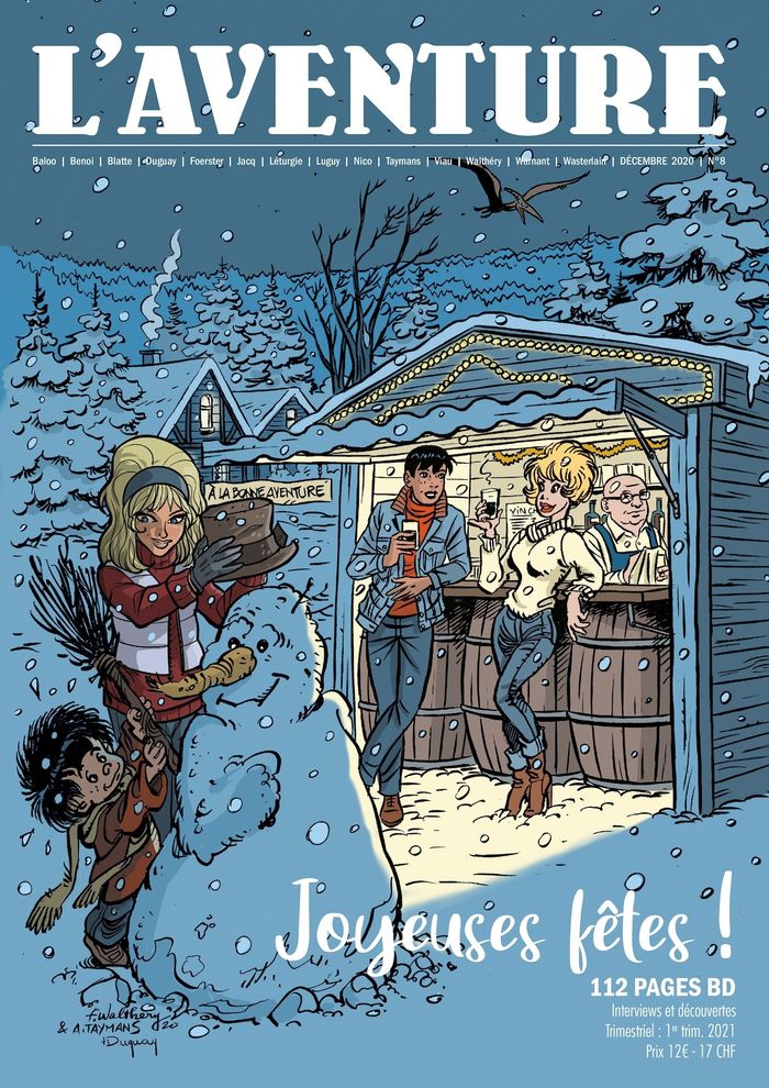 Couverture du livre « LA REVUE L'AVENTURE NA 8 : SPECIAL NOEL », librairie Les Contes Infusés à Corte