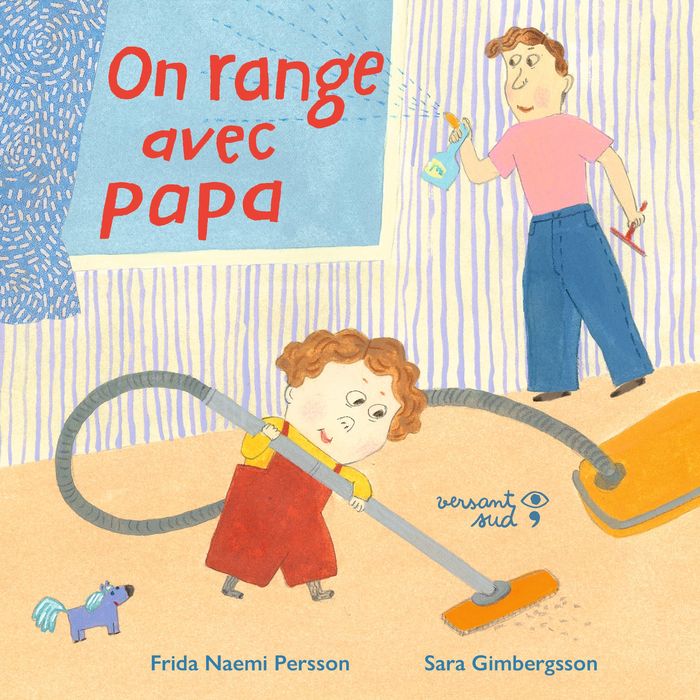 Couverture du livre « On range avec papa », librairie Les Contes Infusés à Corte