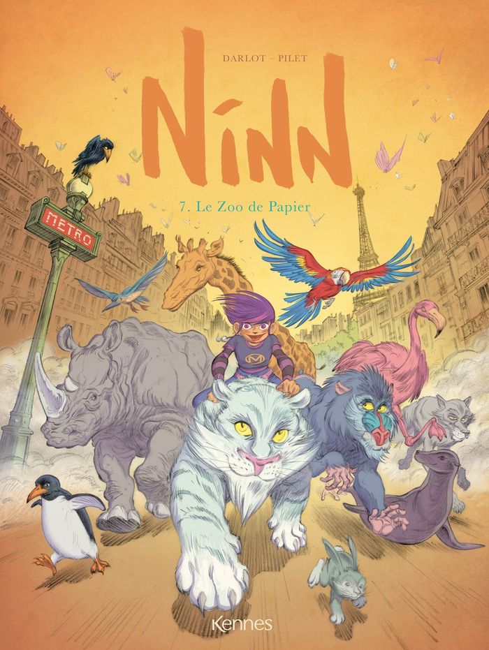 Couverture du livre « Un zoo de papier » de Jean-Michel Darlot, librairie Les Contes Infusés à Corte