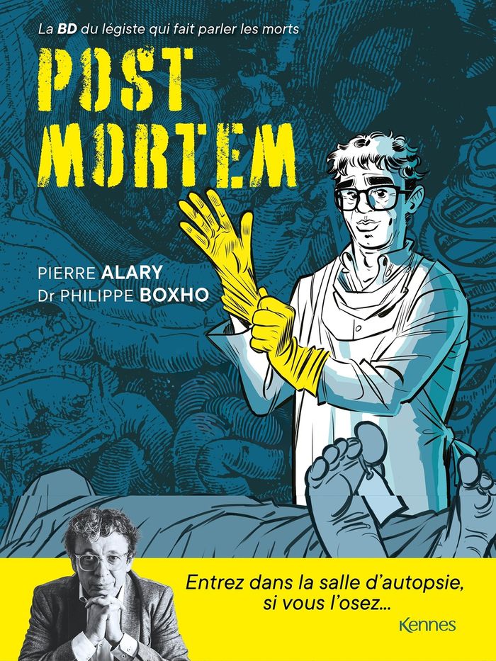 Couverture du livre « POST MORTEM - LA BD DU LEGISTE QUI FAIT PARLER LES MORTS », librairie Les Contes Infusés à Corte