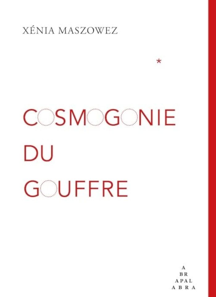 Couverture du livre « Cosmogonie du gouffre », librairie Les Contes Infusés à Corte