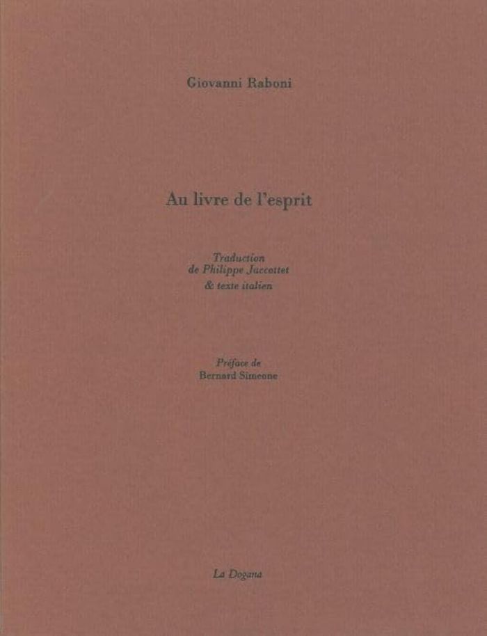 Couverture du livre « AU LIVRE DE L'ESPRIT », librairie Les Contes Infusés à Corte
