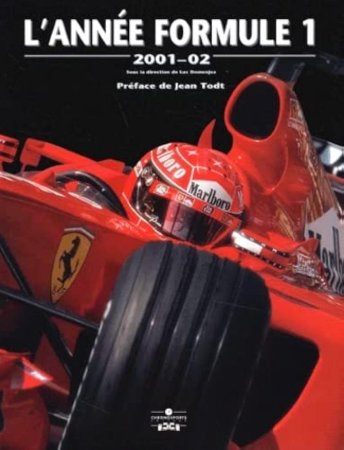 Couverture du livre « ANNEE FORMULE 1 2001-2002 » de L Domenjoz, librairie Les Contes Infusés à Corte