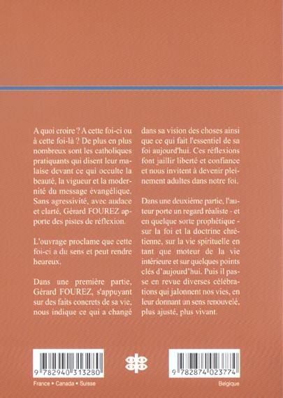 Quatrième de couverture de « CETTE FOI-CI »