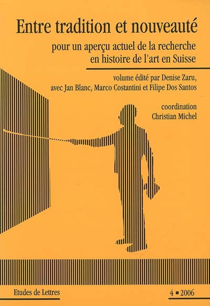 Couverture du livre « ETUDES DE LETTRES, N 275, 12/2006. ENTRE TRADITION ET NOUVEAUTE. POUR  UN APERCU ACTUEL DE LA RECHER » de Denise Zaru, Blanc, librairie Les Contes Infusés à Corte
