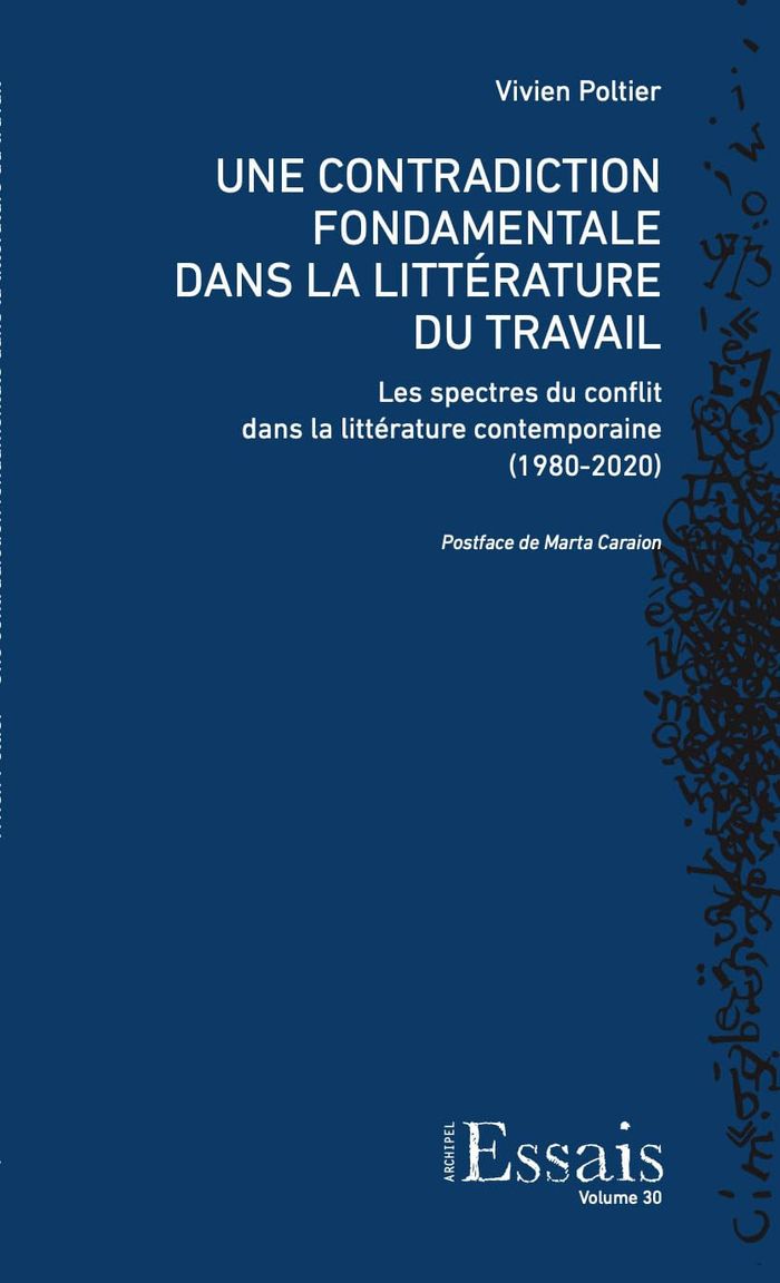 Couverture du livre « CONTRADICTION FONDAMENTALE DANS LA LITTERATURE DU TRAVAIL », librairie Les Contes Infusés à Corte