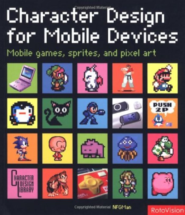Couverture du livre « CHARACTER DESIGN FOR MOBILE DEVICES /ANGLAIS », librairie Les Contes Infusés à Corte