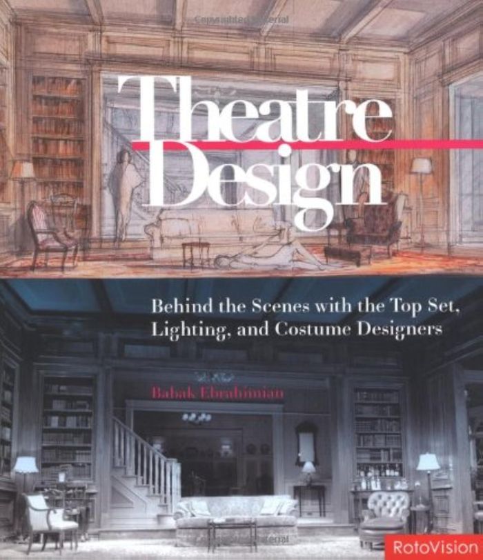 Couverture du livre « THEATER DESIGN /ANGLAIS » de Ebrahimian, librairie Les Contes Infusés à Corte
