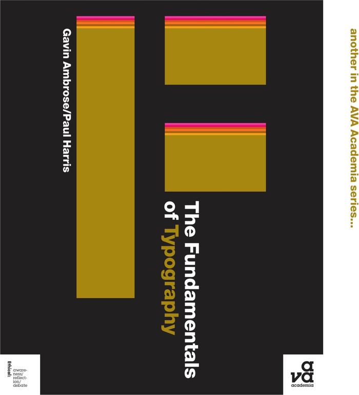 Couverture du livre « THE FUNDAMENTALS OF TYPOGRAPHY » de Ambrose, Gavin, Harr, librairie Les Contes Infusés à Corte