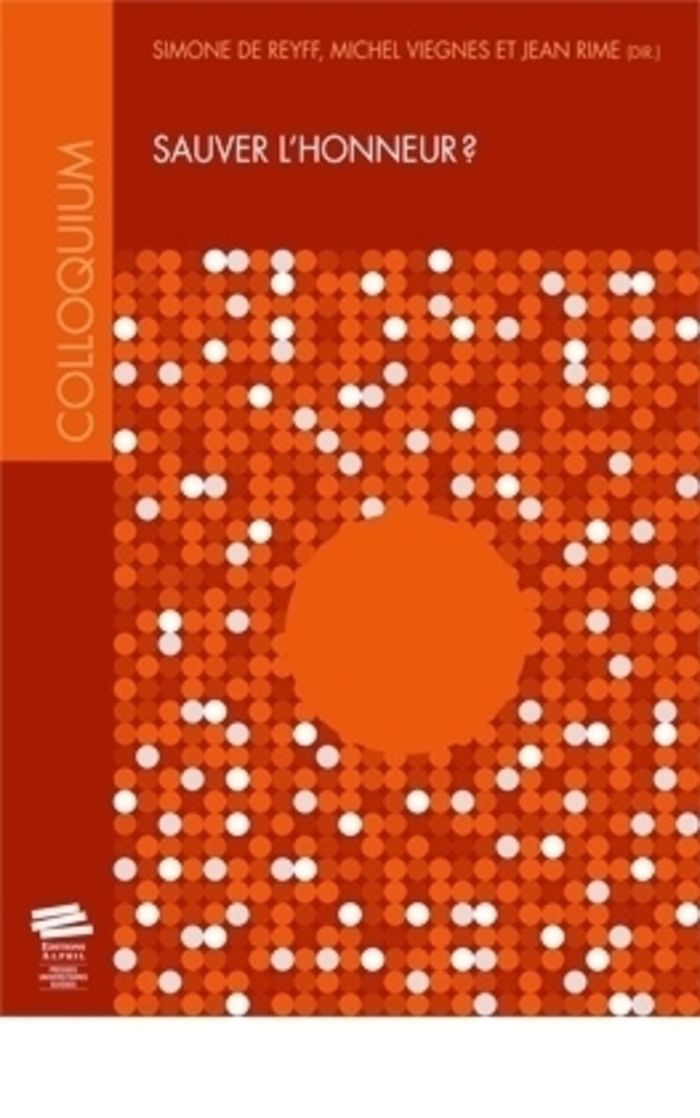 Couverture du livre « SAUVER L'HONNEUR? » de Reyff/viegnes De, librairie Les Contes Infusés à Corte