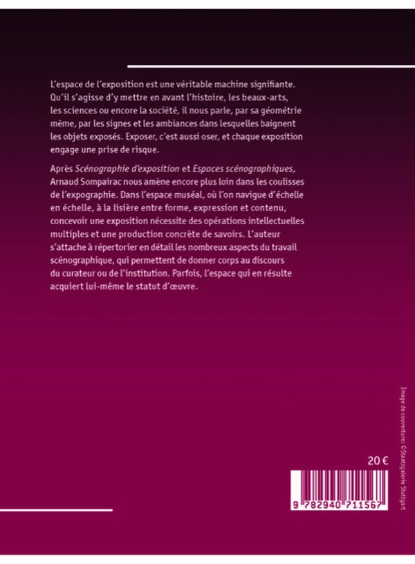 Quatrième de couverture de « Paysages de l'exposition »
