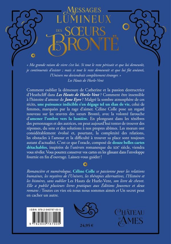 Quatrième de couverture de « MESSAGES LUMINEUX DES SOEURS BRONTE »