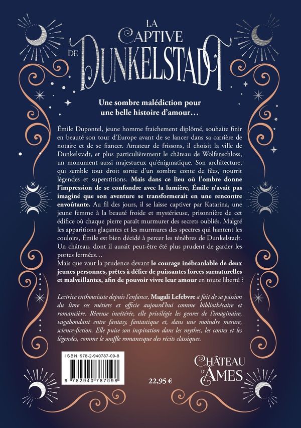 Quatrième de couverture de « La captive de Dunkelstadt »