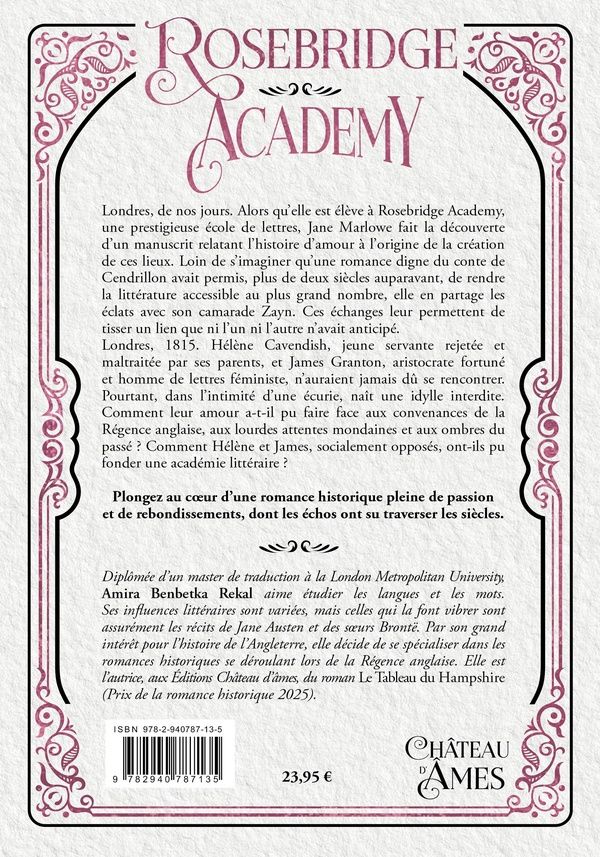 Quatrième de couverture de « ROSEBRIDGE ACADEMY »