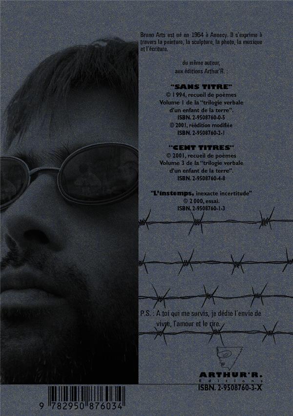 Quatrième de couverture de « SANG TITRE »