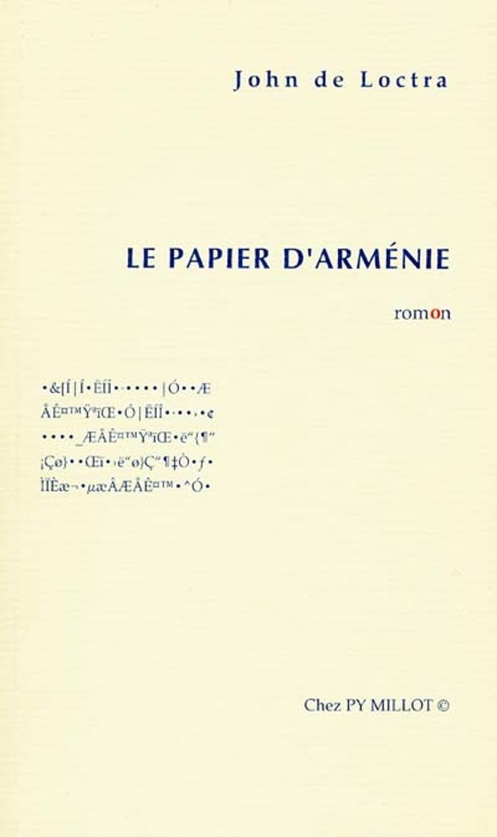 Couverture du livre « LE PAPIER D'ARMENIE » de Loctra Jean De, librairie Les Contes Infusés à Corte