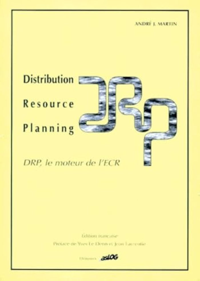 Couverture du livre « DRP : PLANIFICATION DES RESSOURCES DE DISTRIBUTION » de A. Martin, librairie Les Contes Infusés à Corte