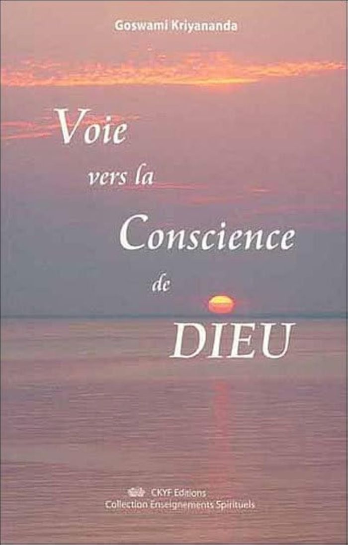 Couverture du livre « VOIE VERS LA CONSCIENCE DE DIEU », librairie Les Contes Infusés à Corte
