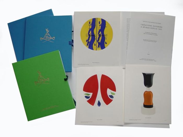 Couverture du livre « CREATIONS DIVERSES A SEVRES DEPUIS 1965 VOL1 » de Touzenis Georges, librairie Les Contes Infusés à Corte