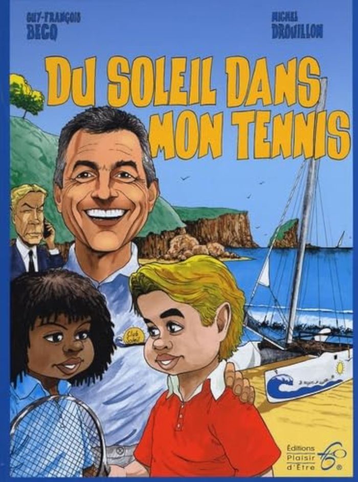 Couverture du livre « DU SOLEIL DANS MON TENNIS » de Becq/drouillon, librairie Les Contes Infusés à Corte