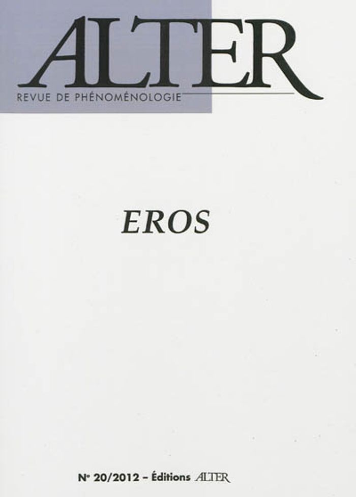 Couverture du livre « ALTER N. 20, EROS », librairie Les Contes Infusés à Corte
