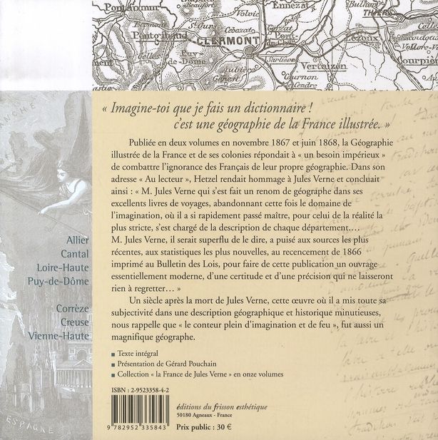 Quatrième de couverture de « Auvergne & Limousin illustrés »