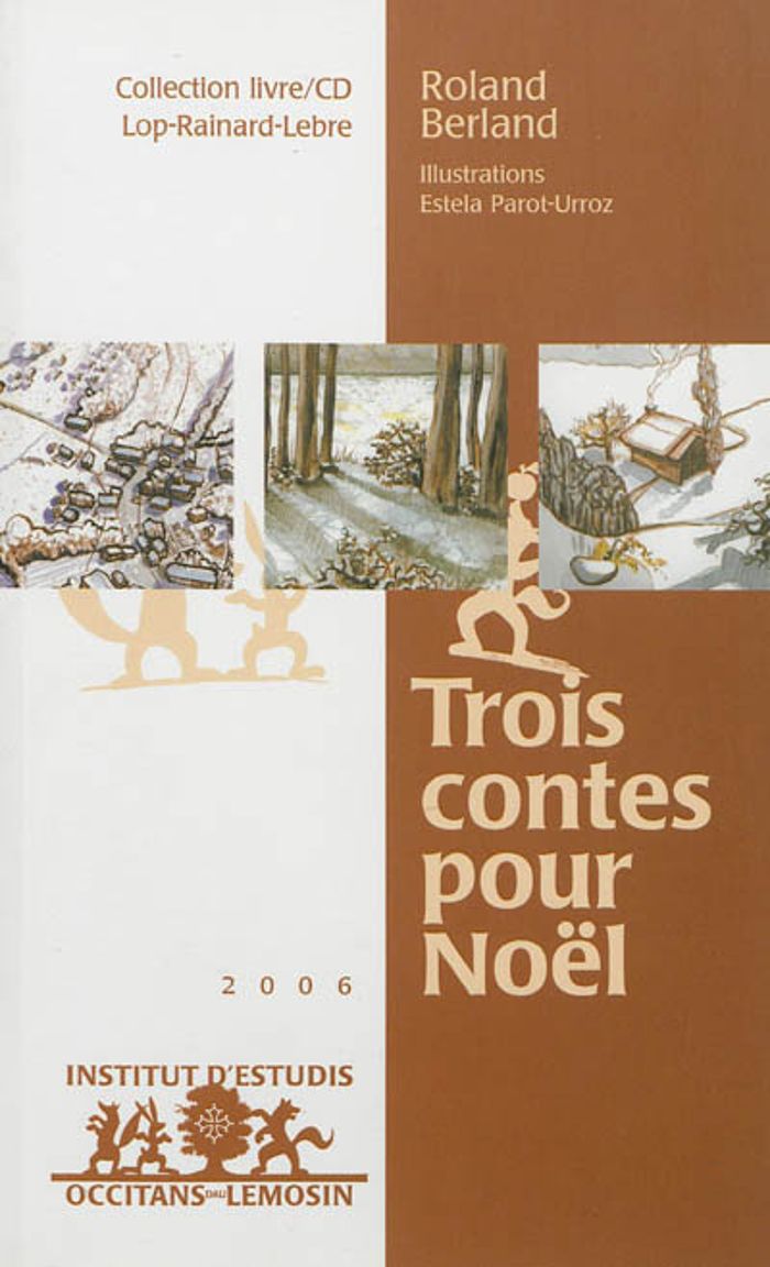Couverture du livre « TRES CONTES PER NADAU / TROIS CONTES POUR NOEL », librairie Les Contes Infusés à Corte