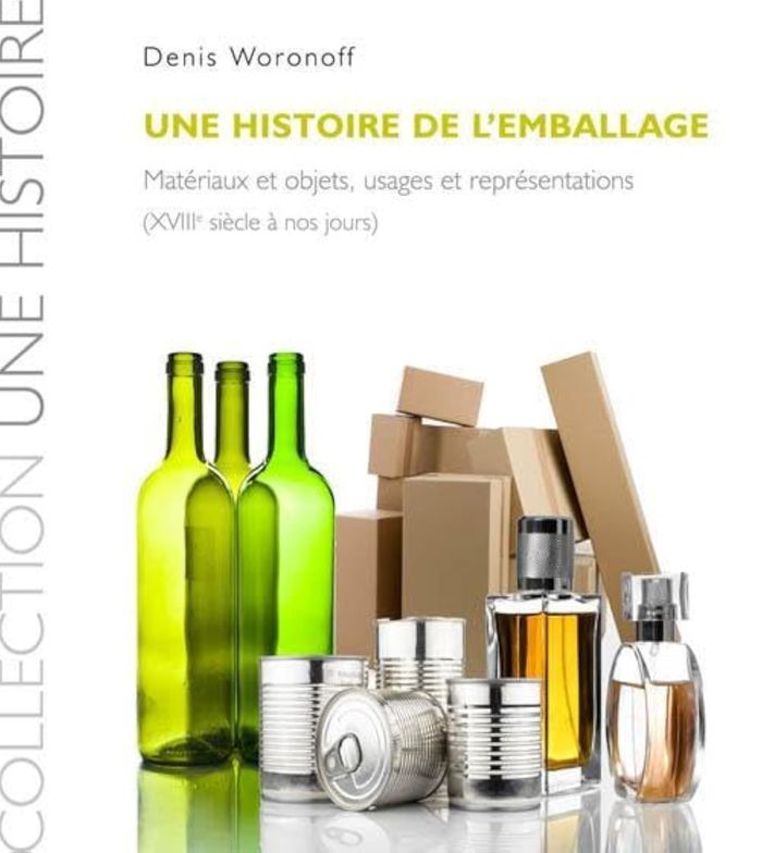 Couverture du livre « HISTOIRE DE L EMBALLAGE DU XVIIIE A NOS », librairie Les Contes Infusés à Corte
