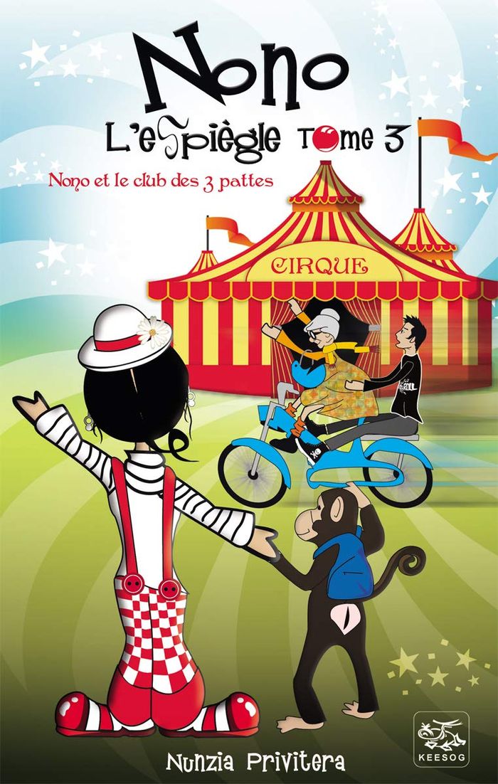 Couverture du livre « NONO L'ESPIEGLE TOME 3-LIV-NONO ET LE CLUB DES 3 PATTES », librairie Les Contes Infusés à Corte