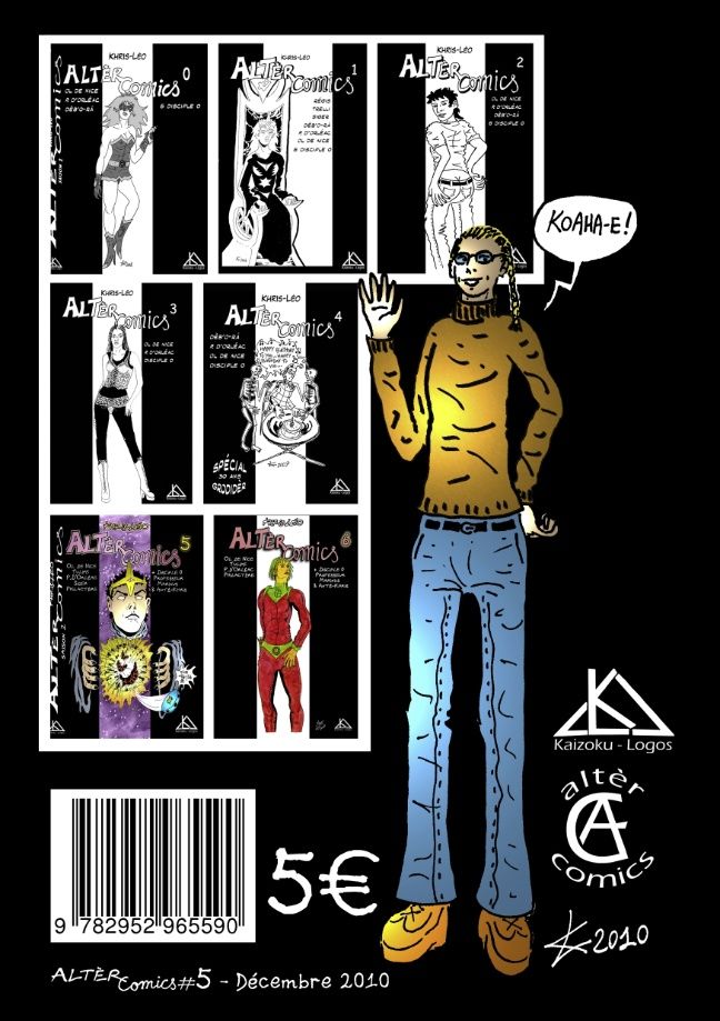 Quatrième de couverture de « ALTER COMICS #5 »