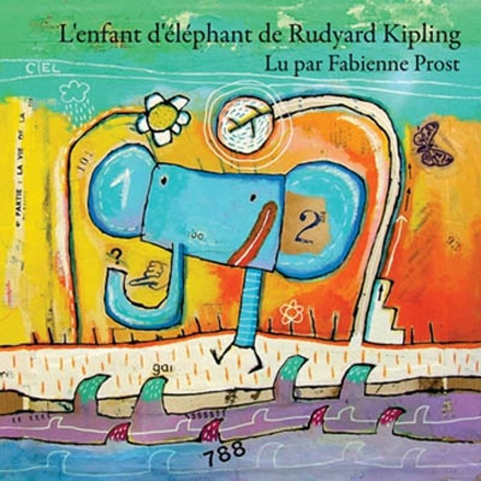Couverture du livre « L'ENFANT D'ELEPHANT » de Rudyard Kipling, librairie Les Contes Infusés à Corte