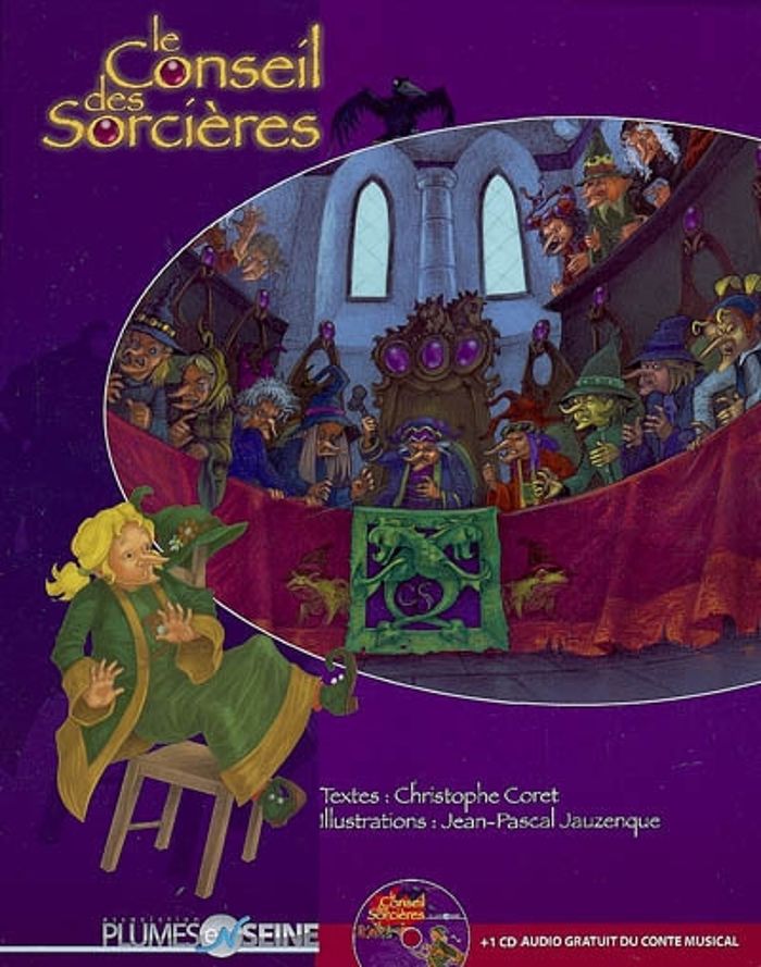 Couverture du livre « LE CONSEIL DES SORCIERES » de Christophe Coret, librairie Les Contes Infusés à Corte