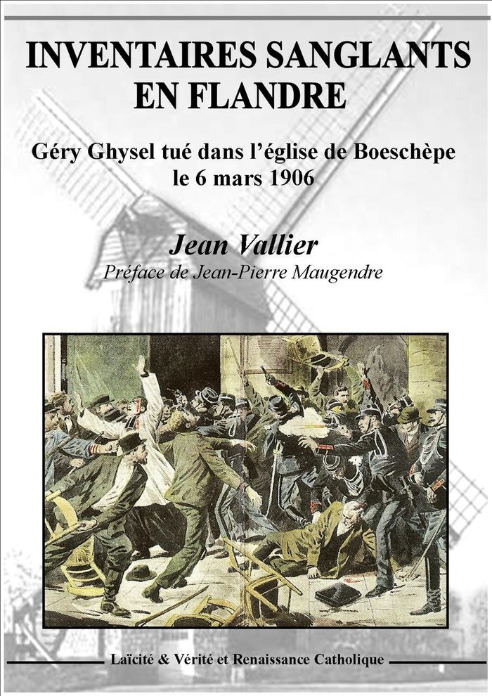 Couverture du livre « INVENTAIRES SANGLANTS EN FLANDRE » de Jean Vallier, librairie Les Contes Infusés à Corte