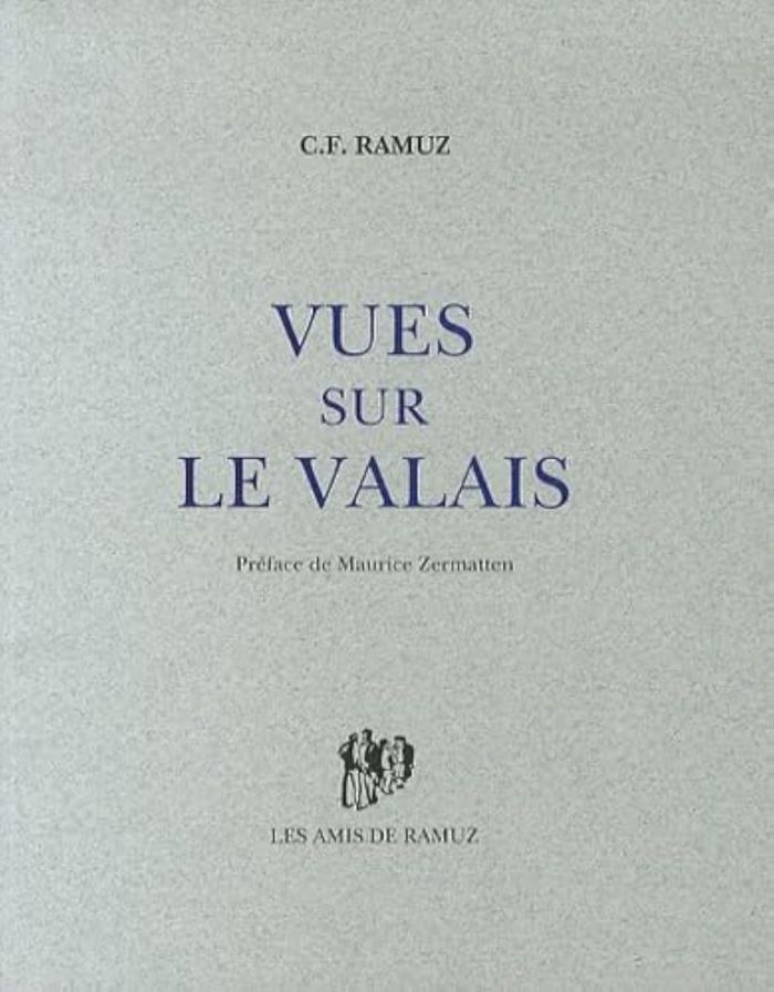 Couverture du livre « VUES SUR LE VALAIS » de C.F. Ramuz, librairie Les Contes Infusés à Corte