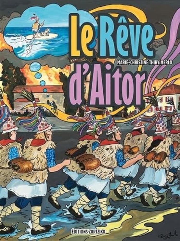 Couverture du livre « LE REVE D'AITOR » de Thiry Merlo M-C., librairie Les Contes Infusés à Corte