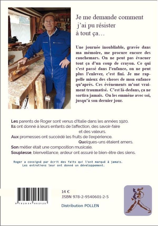 Quatrième de couverture de « TAMBOUR BATTANT - LE PARCOURS D'UNE VIE »