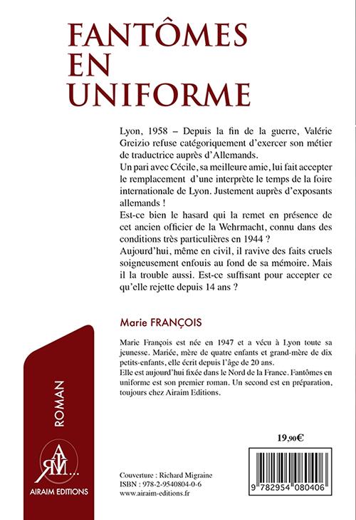 Quatrième de couverture de « FANTOMES EN UNIFORME »