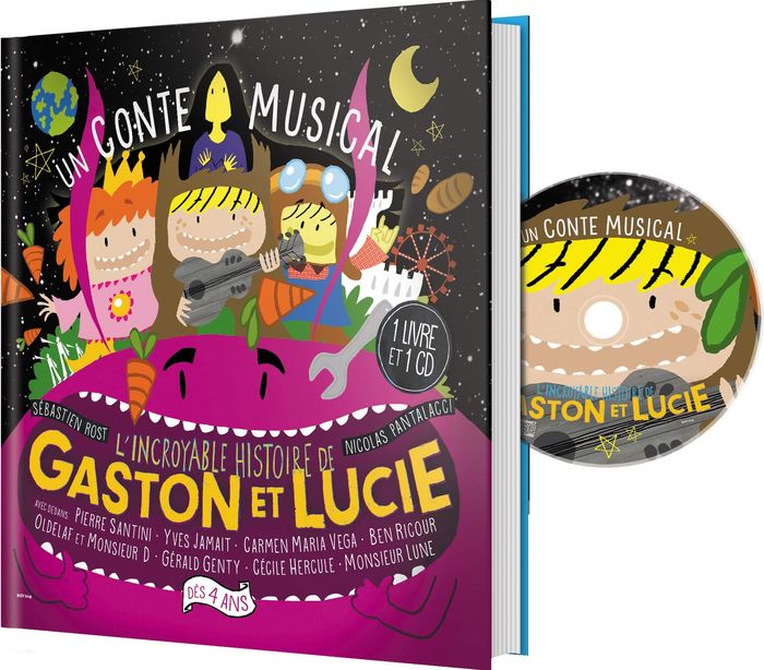 Couverture du livre « L'INCROYABLE HISTOIRE DE GASTON ET LUCIE » de Rost Pantalacci, librairie Les Contes Infusés à Corte