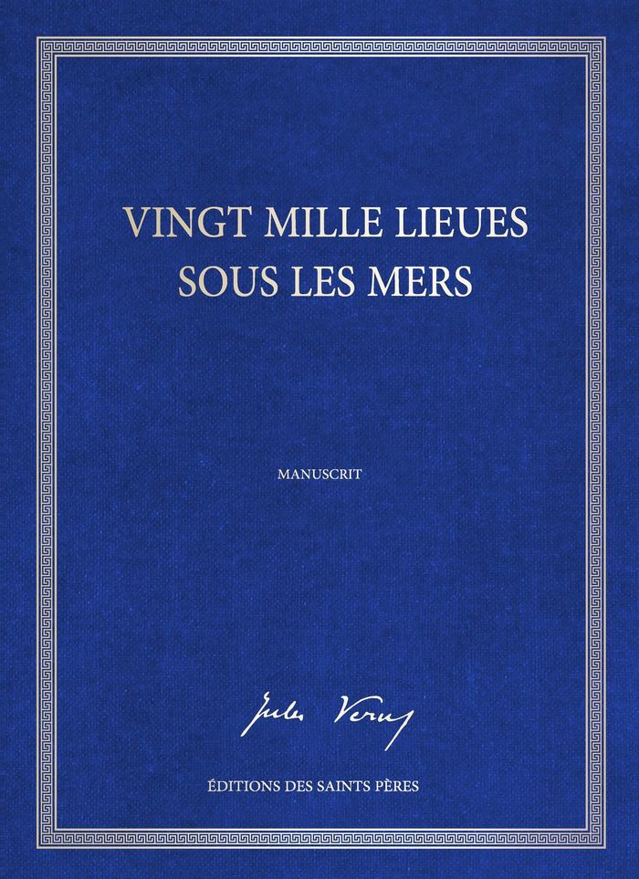 Couverture du livre « VINGT MILLE LIEUES SOUS LES MERS (MANUSCRIT 20000 LIEUES SOUS LES MERS) - (LE MANUSCRIT ORIGINAL DE », librairie Les Contes Infusés à Corte