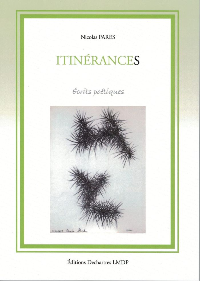 Couverture du livre « ITINERANCES », librairie Les Contes Infusés à Corte