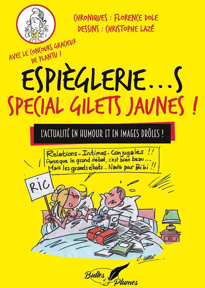 Couverture du livre « ESPIEGLERIES SPECIAL GILETS JAUNES » de Dole/laze, librairie Les Contes Infusés à Corte