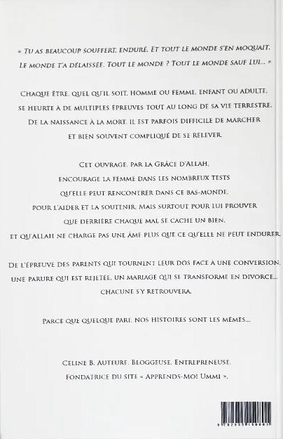Quatrième de couverture de « MA SOEUR, TA VIE TON EPREUVE »