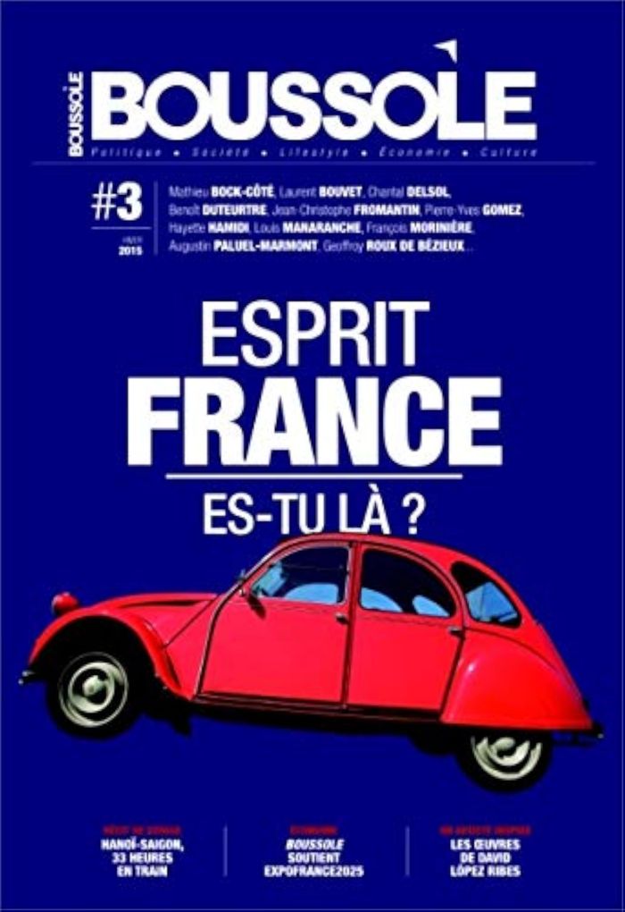 Couverture du livre « BOUSSOLE #3 - ESPRIT FRANCE ES-TU LA ? » de Collectif, librairie Les Contes Infusés à Corte