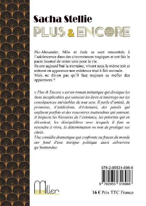 Quatrième de couverture de « PLUS & ENCORE »