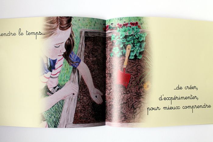 Couverture du livre « PRENDRE LE TEMPS » de Sandrine Martin, librairie Les Contes Infusés à Corte