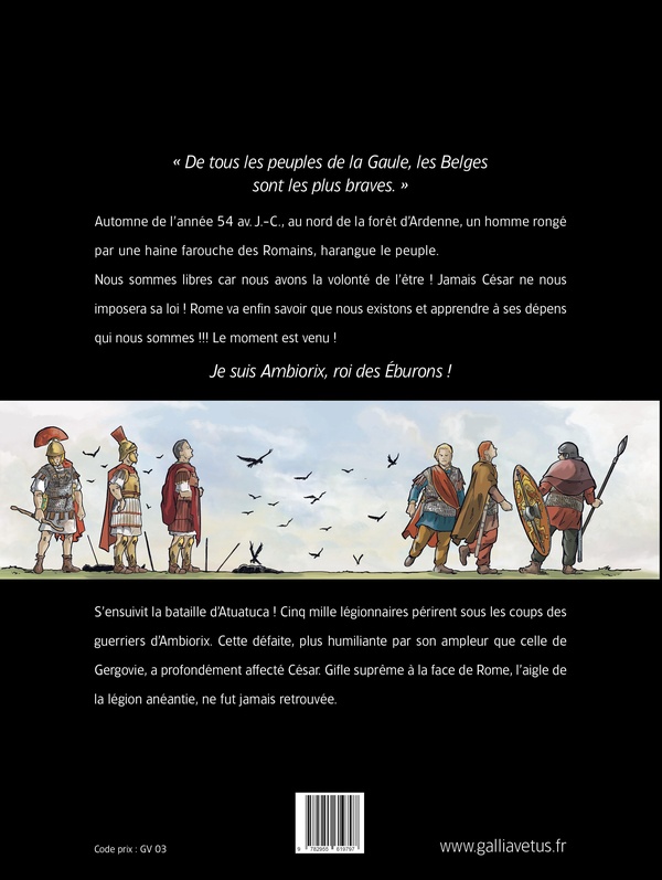Quatrième de couverture de « Ambiorix »