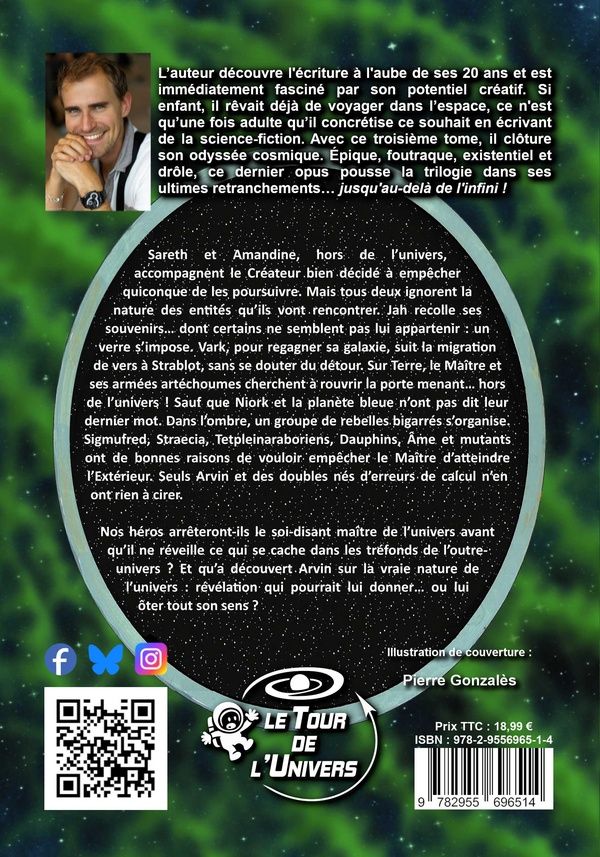 Quatrième de couverture de « Au-delà de l'Infini »