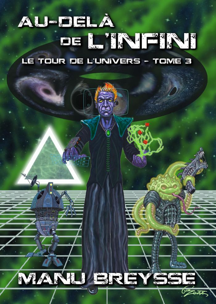 Couverture du livre « Au-delà de l'Infini » de Manu Breysse, librairie Les Contes Infusés à Corte