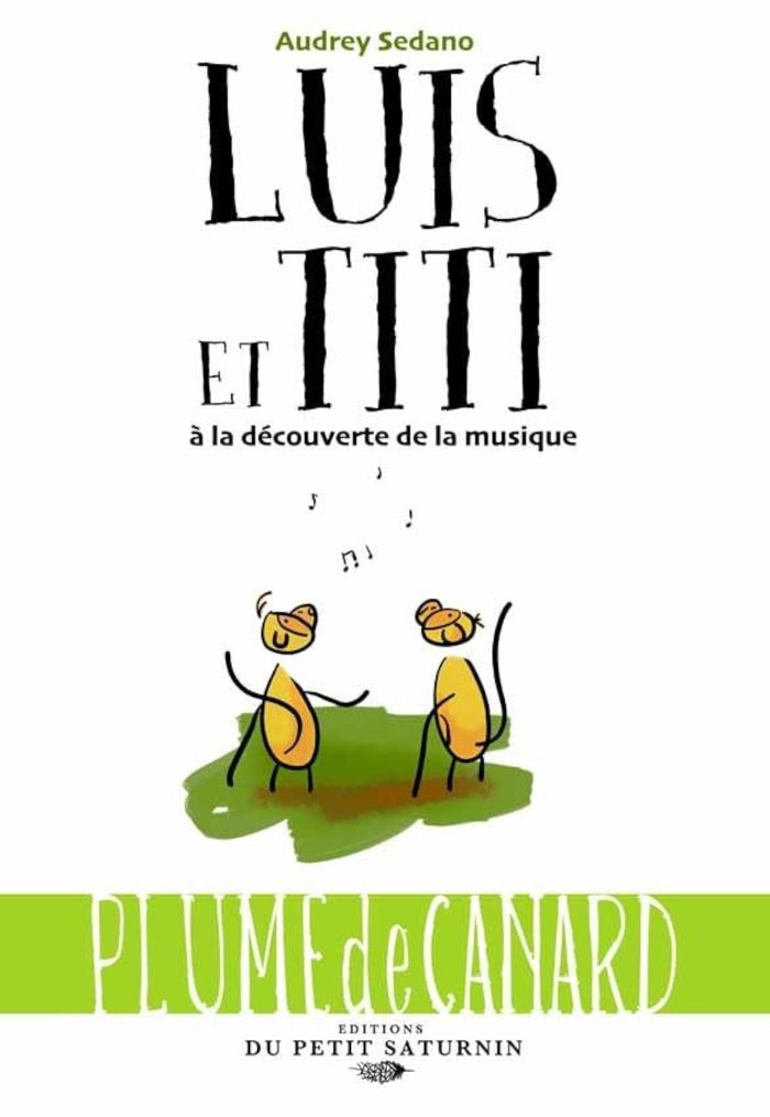 Couverture du livre « LUIS ET TITI A LA DECOUVERTE DE LA MUSIQUE », librairie Les Contes Infusés à Corte